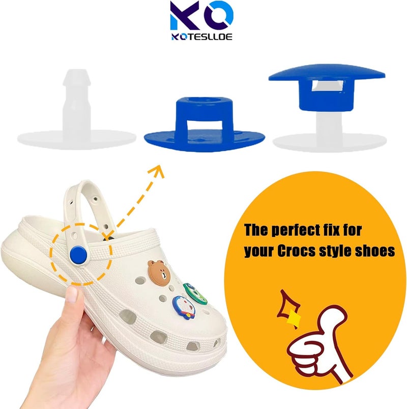KOTESLLOE 8 Sets Replacement Rivets for Crocs, Replacement Parts for Crocs - Image 2